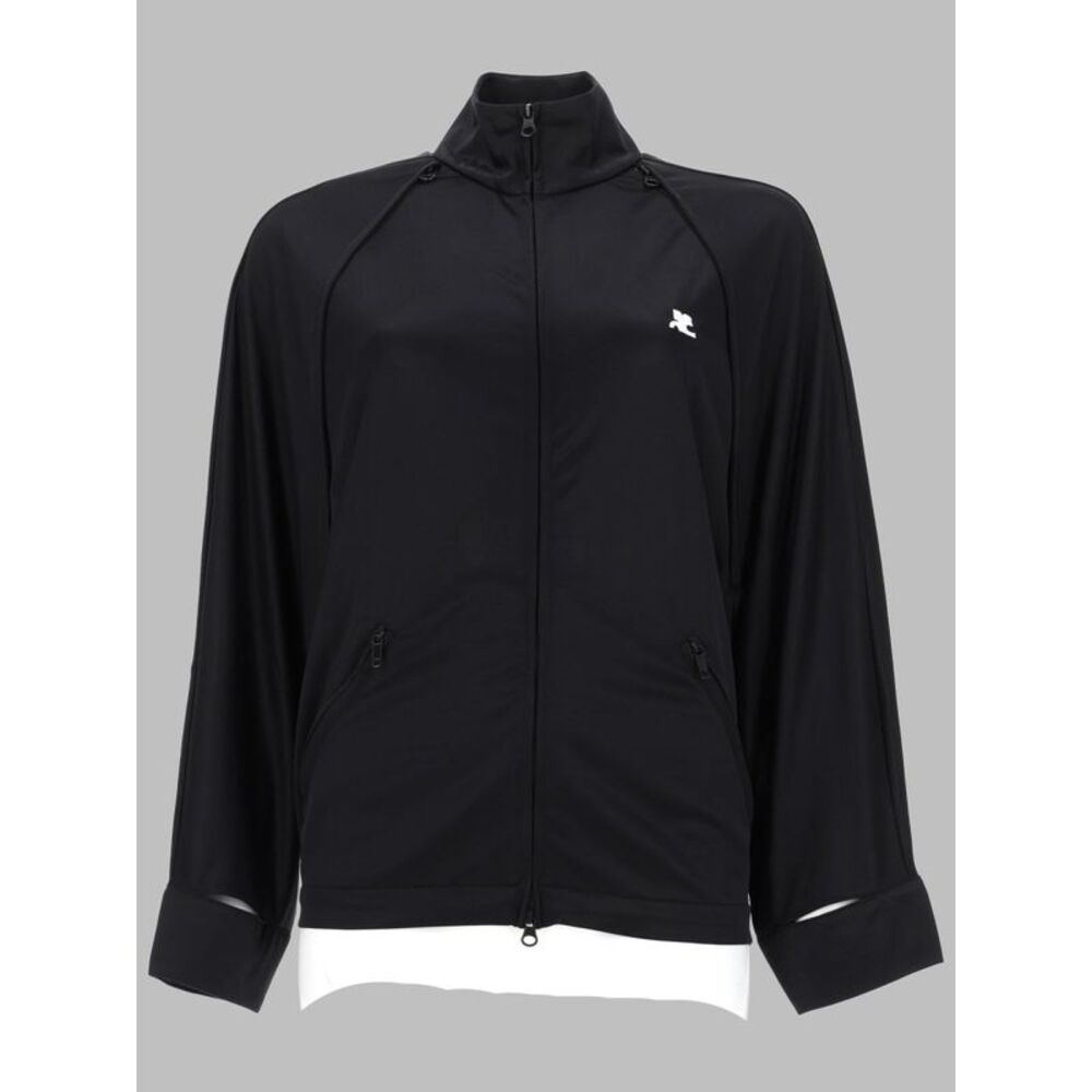 Courreges Women Courreges Women Giacca Track Con Maniche Cut-Out